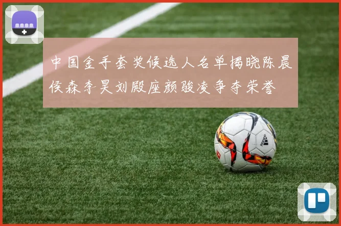 中国金手套奖候选人名单揭晓陈晨侯森李昊刘殿座颜骏凌争夺荣誉